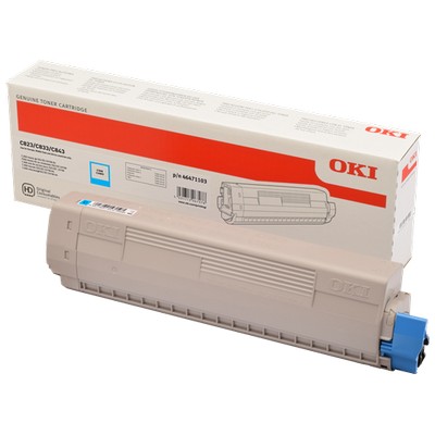 Foto principale Toner originale Oki 46471103 CIANO