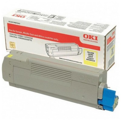 Foto principale Toner Oki 46490401 originale GIALLO