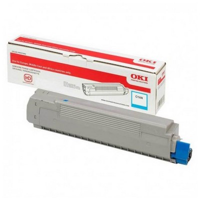 Foto principale Toner Oki 46490607 originale CIANO