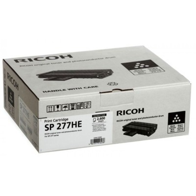 Foto principale Toner originale Ricoh 408160 TYPESP277HE NERO