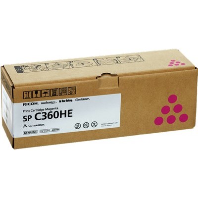 Foto principale Toner Ricoh 408186 SPC360HE originale MAGENTA