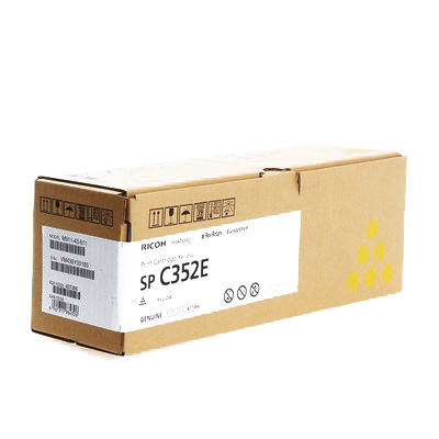 Foto principale Toner originale Ricoh 408218 407386 TYPESP352E GIALLO