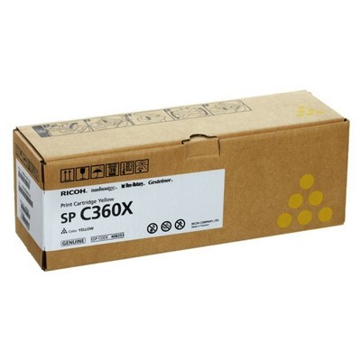 Foto principale Toner Ricoh 408253 SPC360E originale GIALLO