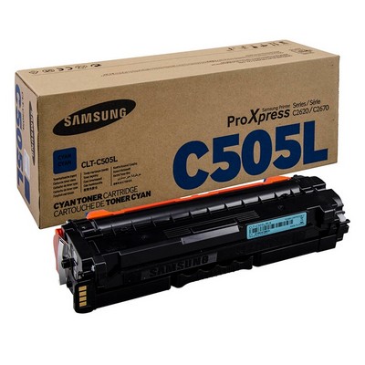 Foto principale Toner originale Samsung SU035A CLT-C505L CIANO