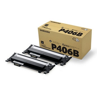 Foto principale Toner originale Samsung SU374A CLT-P406B (Conf. da 2 pz.) NERO