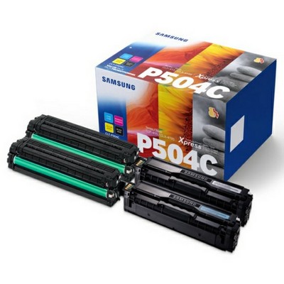 Foto principale Toner Samsung SU400A CLT-P504C (Conf. da 4 pz.) originale NERO+COLORE