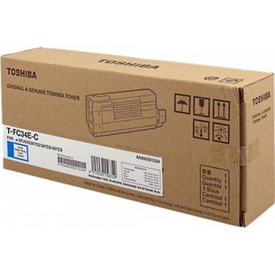 Foto principale Toner originale Toshiba 6A000001524 T-FC34EC CIANO