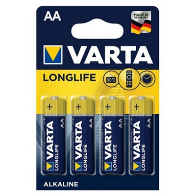Foto principale Varta Longlife 4 Batterie stilo AA 1,5V Alcaline