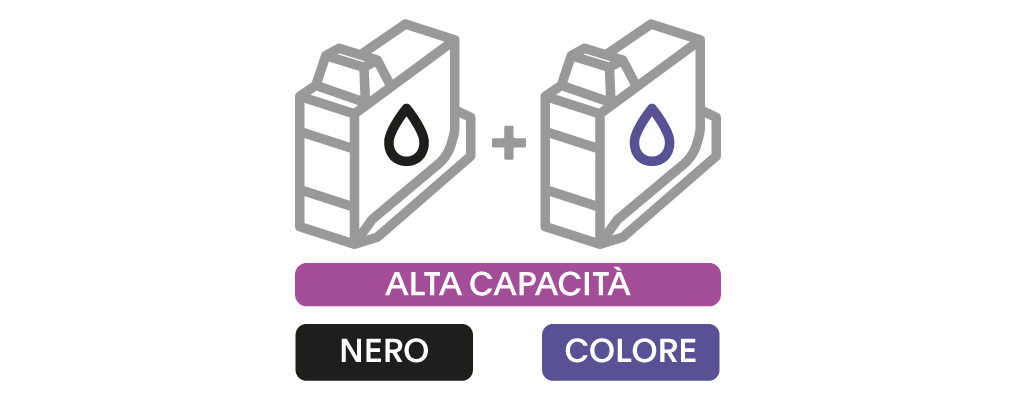Serie completa Nero + Colore - Alta capacità