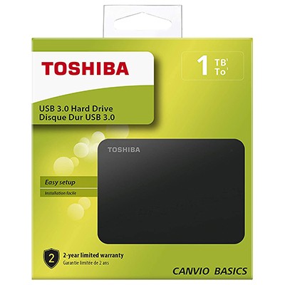 Foto principale Hard Disk esterno Toshiba Canvio Basics 1TB USB 3.0 HDTB410EK3AA