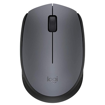 Foto principale Mouse Logitech M170 wireless grigio e nero
