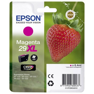 Foto principale Cartuccia originale Epson C13T29934010 29XL Fragola MAGENTA