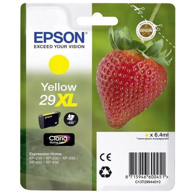 Foto principale Cartuccia originale Epson C13T29944010 29XL Fragola GIALLO