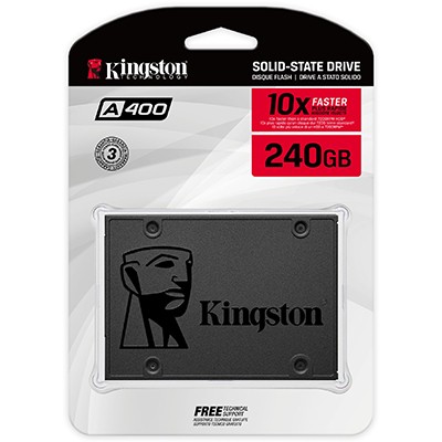 Foto principale Hard Disk SSD 240GB Kingston A400 Serial ATA III Interno 2.5″ SA400S37/240G