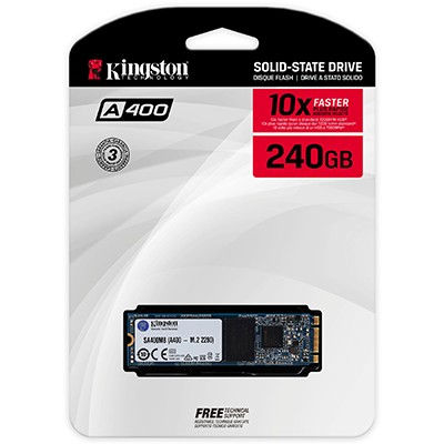 Foto principale Hard Disk SSD 240GB Kingston A400 Serial ATA III Interno M.2 SA400M8/240G