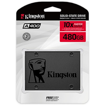 Foto principale Hard Disk SSD 480GB Kingston A400 Serial ATA III Interno 2.5″ SA400S37/480G