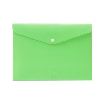 Foto principale Busta Scatto formato A4 con bottone verde