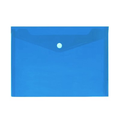 Foto principale Busta Scatto formato A4 semitrasparente con bottone blu