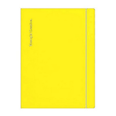 Foto principale Cartellina Scatto 3 lembi formato A4 dorso 1 cm gialla