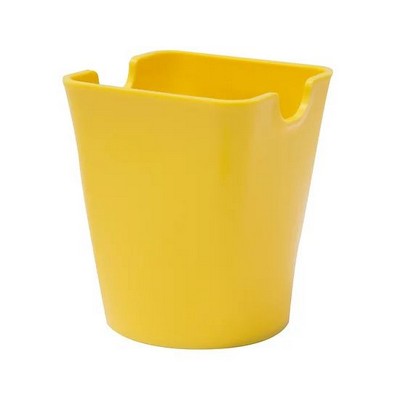 Foto principale Vaso portapenne Scatto multiuso 7×10 cm con foro per drenaggio giallo