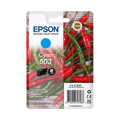 Foto principale Cartuccia originale Epson C13T09Q24010 503 Peperoncino CIANO