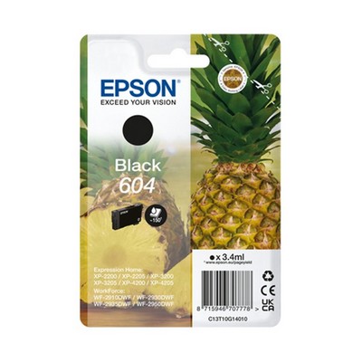 Foto principale Cartuccia originale Epson C13T10G14010 604 Ananas NERO