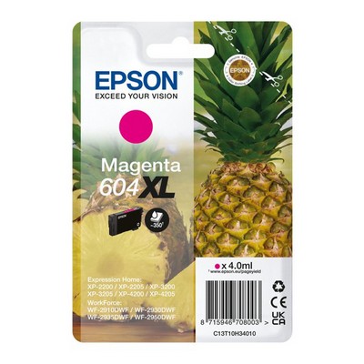 Foto principale Cartuccia originale Epson C13T10H34010 604XL Ananas MAGENTA