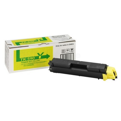 Foto principale Toner originale Kyocera-Mita 1T02KVANL0 TK-590Y GIALLO