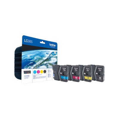 Foto principale Cartuccia originale Brother LC985VALBP Multipack LC985 (Conf. da 4 pz.) NERO+COLORE