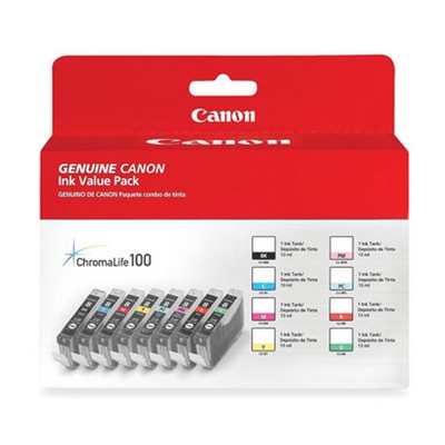 Foto principale Cartuccia originale Canon 6384B010 Multipack CLI-42 BK/GY/LGY/C/M/Y/PC/PM (Conf. da 8 pz.) NERO+COLORE