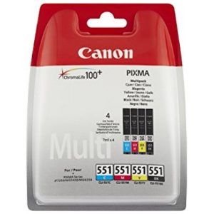 Foto principale Cartuccia originale Canon 6509B008 Multipack CL-571 CMYBK (Conf. da 4 pz.) NERO+COLORE