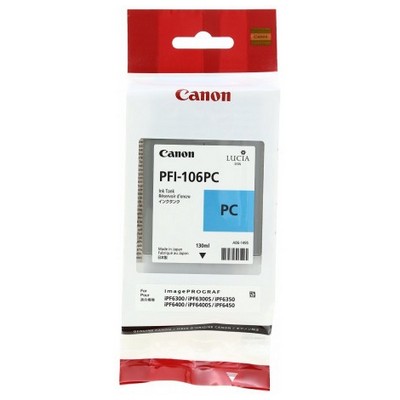 Foto principale Cartuccia originale Canon 6625B001AA PFI-106PC CIANO FOTOGRAFICO