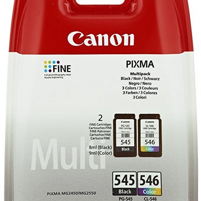 Foto principale Cartuccia originale Canon 8287B006 Multipack PG-545 / CL-546 (Conf. da 2 pz.) NERO+COLORE