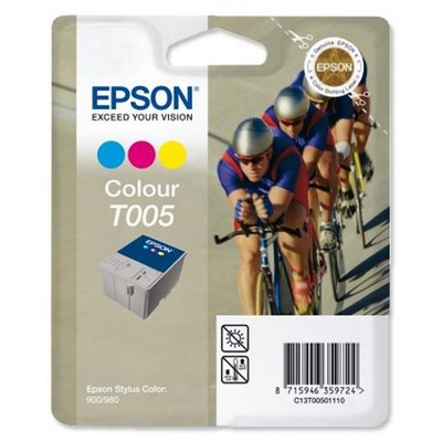 Foto principale Cartuccia originale Epson C13T00501110 T005 Ciclisti COLORE