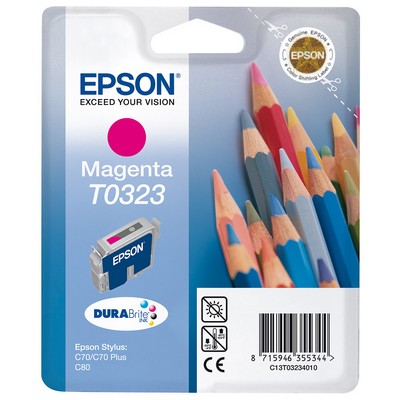 Foto principale Cartuccia originale Epson C13T03234020 T0323 Crayons MAGENTA