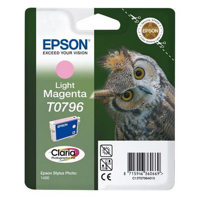 Foto principale Cartuccia originale Epson C13T07964010 T0796 Gufo MAGENTA CHIARO