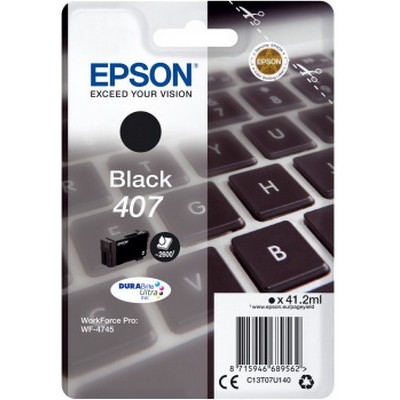 Foto principale Cartuccia originale Epson C13T07U140 407 Tastiera NERO