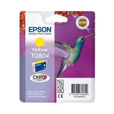 Foto principale Cartuccia originale Epson C13T08044011 T0804 Colibri GIALLO