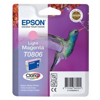 Foto principale Cartuccia originale Epson C13T08064011 T0806 Colibri MAGENTA CHIARO