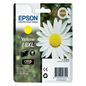 Foto principale Cartuccia originale Epson C13T18144010 18 XL Margherita GIALLO