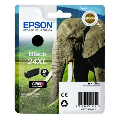 Foto principale Cartuccia originale Epson C13T24314010 24 XL Elefante NERO