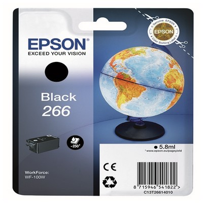 Foto principale Cartuccia originale Epson C13T26614010 266 Globo NERO