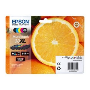 Foto principale Cartuccia originale Epson C13T33574010 Multipack T33 XL Arancia (Conf. da 5 pz.) NERO+COLORE