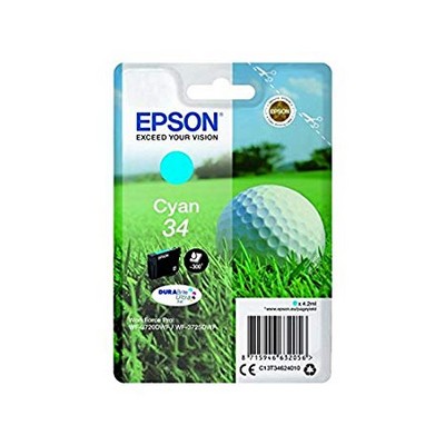 Foto principale Cartuccia originale Epson C13T34624010 34 Pallina da Golf CIANO