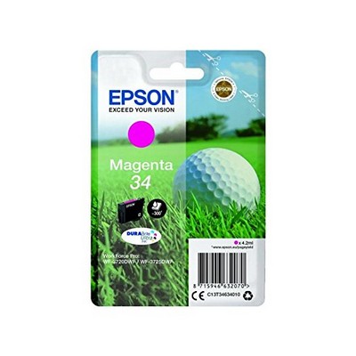 Foto principale Cartuccia originale Epson C13T34634010 34 Pallina da Golf MAGENTA