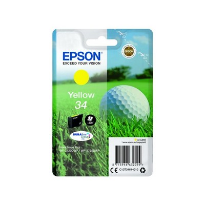 Foto principale Cartuccia originale Epson C13T34644010 34 Pallina da Golf GIALLO