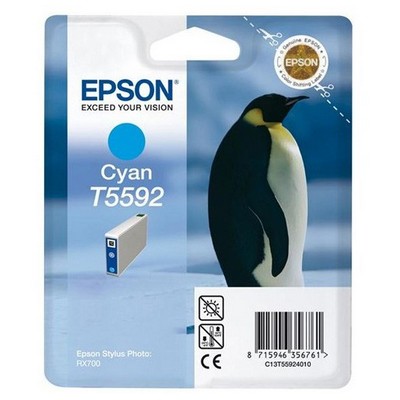 Foto principale Cartuccia originale Epson C13T55924010 T5592 Pinguino CIANO