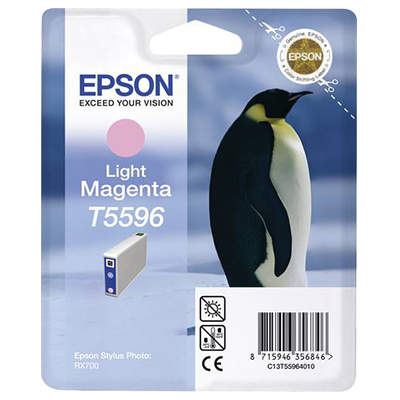 Foto principale Cartuccia originale Epson C13T55964010 T5596 Pinguino MAGENTA CHIARO