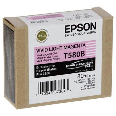 Foto principale Cartuccia originale Epson C13T580B00 T580B MAGENTA CHIARO