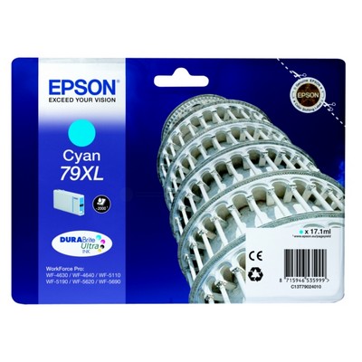 Foto principale Cartuccia originale Epson C13T79024010 79 XL Torre di Pisa CIANO